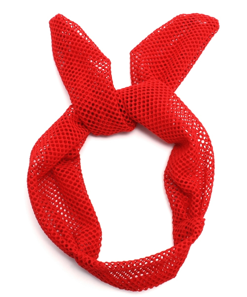 WEGO（ウィゴー）の「WEGO/メッシュターバン（ヘアバンド・レディース・ホワイト/ブラック/ブルー/レッド・FREE）」の4枚目の写真