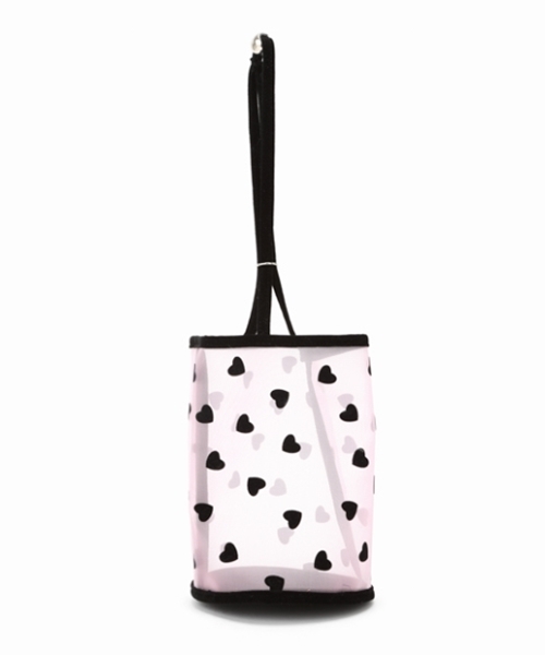 Casselini(キャセリーニ)の「フロッキープリントバケットバッグ(ハンドバッグ・レディース・ブラック/ピンク/シルバー/ゴールド・FREE)」の10枚目の写真
