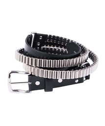 LEATHER PIN BUCKLE BELT