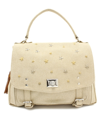 PLST | MARKS & ANGELS Star スタッズ　バッグ(ハンドバッグ)