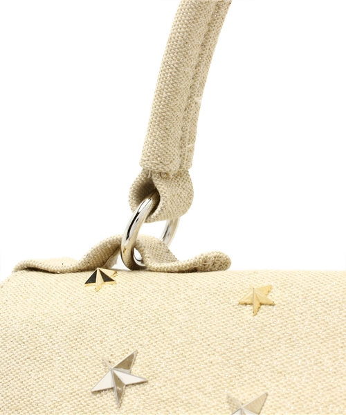 PLST（プラステ）の「MARKS & ANGELS Star スタッズ　バッグ（ハンドバッグ・レディース・ベージュ・FREE）」の3枚目の写真