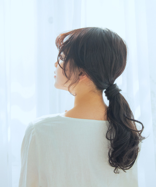 LINEASTORIA（リネアストリア）の「【ポニーテール】ブリッジポニーテール フラワーカールミディ（ウィッグ・レディース・その他4/その他5/その他1/その他6/その他3/その他2・FREE）」の9枚目の写真