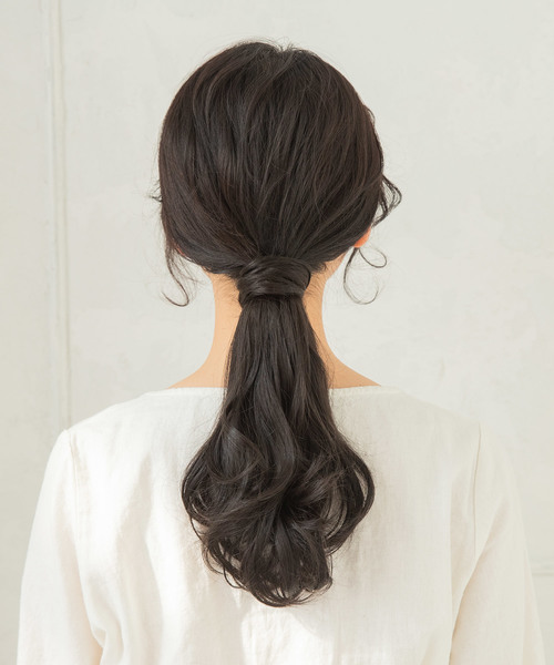LINEASTORIA（リネアストリア）の「【ポニーテール】ブリッジポニーテール フラワーカールミディ（ウィッグ・レディース・その他4/その他5/その他1/その他6/その他3/その他2・FREE）」の16枚目の写真