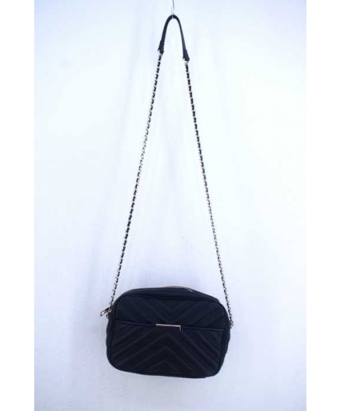 ZARA 黒 レザー ショルダーバッグ（ZARA(ザラ) / ショルダー