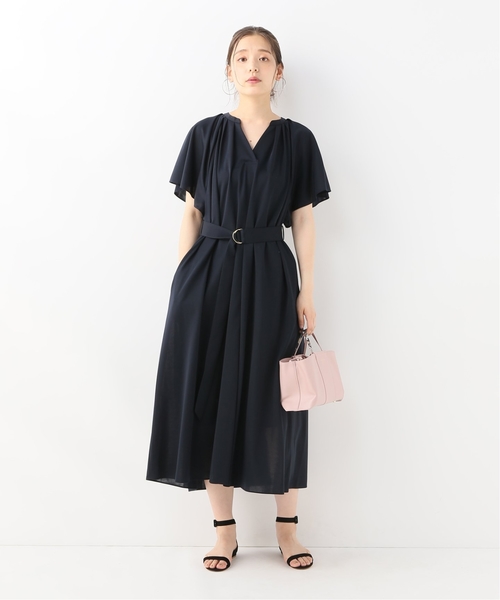 La TOTALITE(ラトータリテ)の「ライトポンチワンピース【手洗い可能】◆(ワンピース・レディース・ネイビー/ブラウン・FREE)」の18枚目の写真