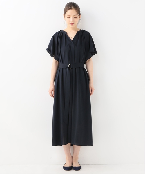 La TOTALITE(ラトータリテ)の「ライトポンチワンピース【手洗い可能】◆(ワンピース・レディース・ネイビー/ブラウン・FREE)」の10枚目の写真