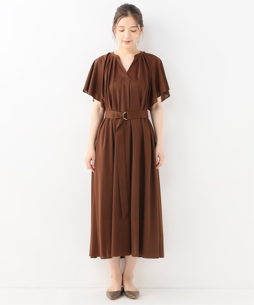 La TOTALITE(ラトータリテ)の「ライトポンチワンピース【手洗い可能】◆(ワンピース・レディース・ネイビー/ブラウン・FREE)」の9枚目の写真