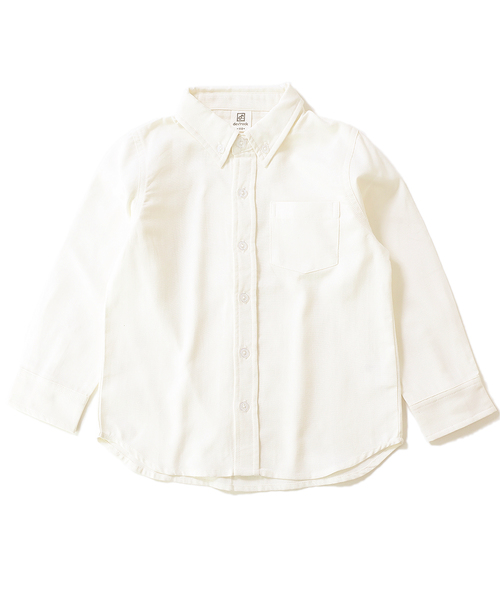 devirock（デビロック）の「オックスフォードシャツ（シャツ/ブラウス・キッズ・ミント/ホワイト・120cm/130cm/110cm/100cm/140cm/150cm/160cm）」の9枚目の写真