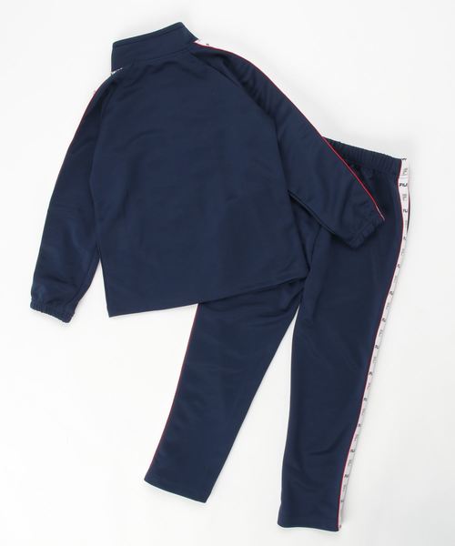 FILA(フィラ)の「【FILA / フィラ】 キッズジャージ上下組セット / ボーイズ ガールズ スポーティー(ジャージ・キッズ・ブラック/ネイビー・140/150/160)」の3枚目の写真