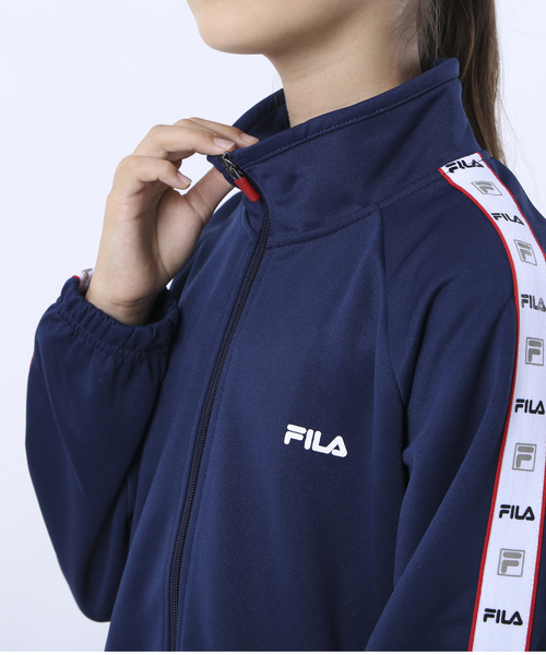 FILA(フィラ)の「【FILA / フィラ】 キッズジャージ上下組セット / ボーイズ ガールズ スポーティー(ジャージ・キッズ・ブラック/ネイビー・140/150/160)」の14枚目の写真