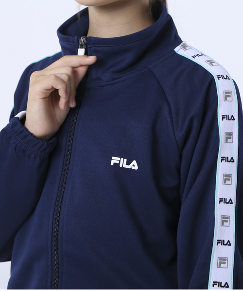 FILA(フィラ)の「【FILA / フィラ】 キッズジャージ上下組セット / ボーイズ ガールズ スポーティー(ジャージ・キッズ・ブラック/ネイビー・140/150/160)」の19枚目の写真