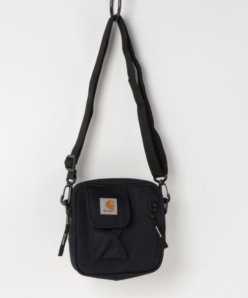 Carhartt WIP(カーハートダブリューアイピー)の「ESSENTIALS BAG, SMALL(ショルダーバッグ・メンズ・ダークネイビー/グリーン系カモフラージュ/カーキ/ブラウン/ブラック・ONE SIZE)」の4枚目の写真
