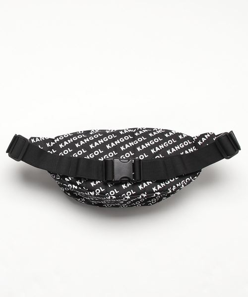 KANGOL(カンゴール)の「【KANGOL/カンゴール】総柄ウエストバッグ(ボディバッグ/ウエストポーチ・レディース・ブラック/ホワイト/チャコールグレー・FREE)」の4枚目の写真