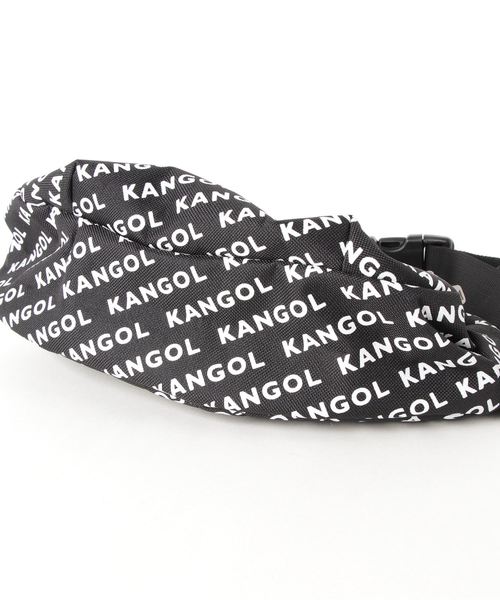 KANGOL(カンゴール)の「【KANGOL/カンゴール】総柄ウエストバッグ(ボディバッグ/ウエストポーチ・レディース・ブラック/ホワイト/チャコールグレー・FREE)」の5枚目の写真