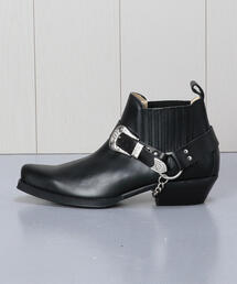 H　BEAUTY&YOUTH UNITED ARROWS | ＜JOHNNY BULLS＞LEATHER BOOTS BLACK/ブーツ(ブーツ)