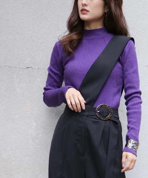 Avvenente（アベネンテ）の「【入荷なし】【Avvenente】2WAYワンショルダーパンツ（その他パンツ・レディース・ブラック/テラコッタ・M）」の16枚目の写真