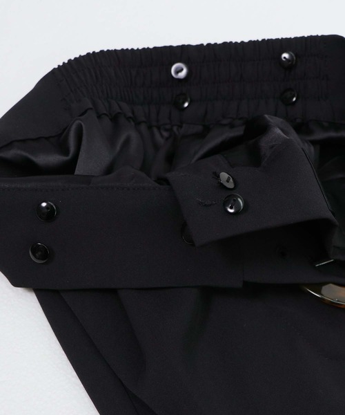 Avvenente（アベネンテ）の「【入荷なし】【Avvenente】2WAYワンショルダーパンツ（その他パンツ・レディース・ブラック/テラコッタ・M）」の18枚目の写真