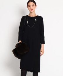 Indivi インディヴィのワンピース ブラック 黒色系 通販 Zozotown