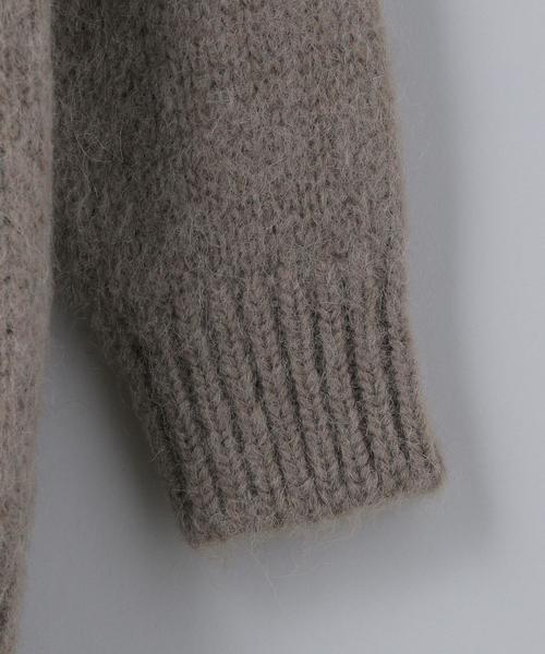 BATONER(バトナー)の「<BATONER×6(ROKU)>MOHAIR NORDIC TURTLE NECK PULLOVER/ニット(ニット/セーター・レディース・モカ・2/1)」の4枚目の写真