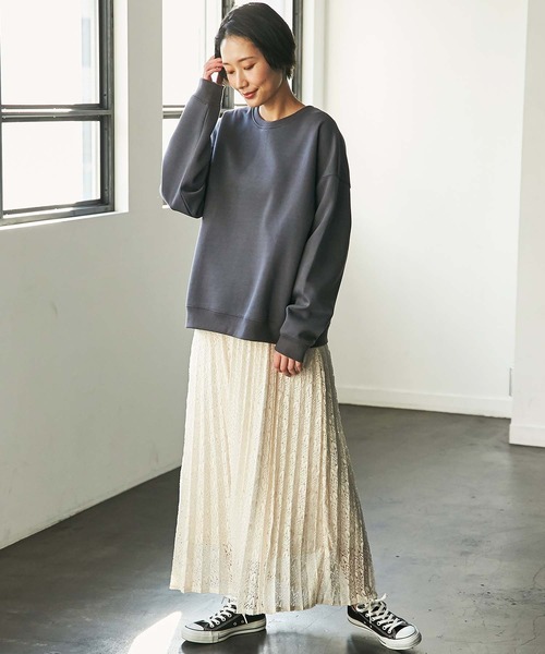 GeeRA(ジーラ)の「バルファスレーススカート(スカート・レディース・ホワイト/ブラック・MEDIUM/LARGE)」の4枚目の写真