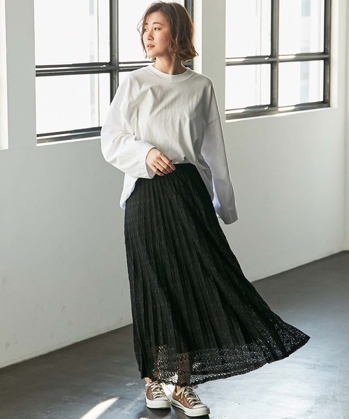 GeeRA(ジーラ)の「バルファスレーススカート(スカート・レディース・ホワイト/ブラック・MEDIUM/LARGE)」の10枚目の写真