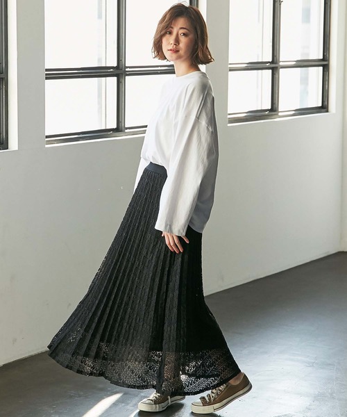 GeeRA(ジーラ)の「バルファスレーススカート(スカート・レディース・ホワイト/ブラック・MEDIUM/LARGE)」の11枚目の写真