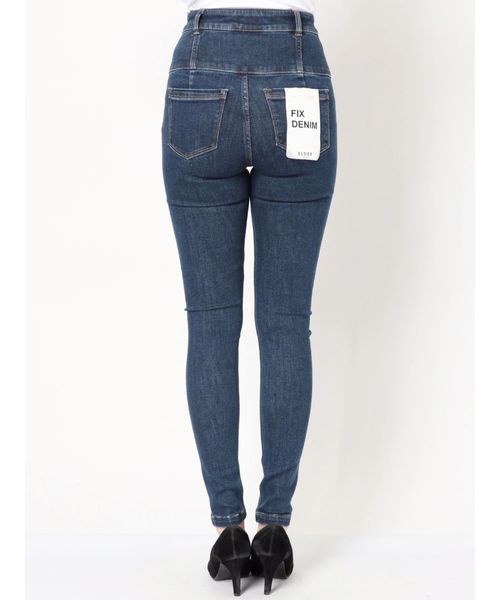 EMODA（エモダ）の「【ELDER】FIXハイウエストデニム（デニムパンツ・レディース・ブラック/インディゴブルー/ブルー・SMALL/MEDIUM/X-SMALL）」の12枚目の写真