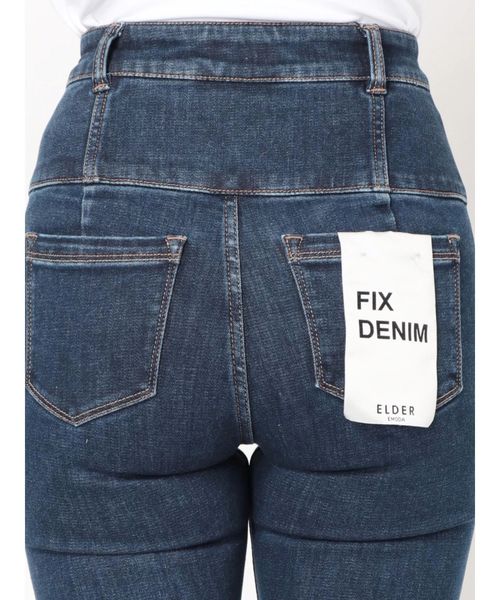 EMODA（エモダ）の「【ELDER】FIXハイウエストデニム（デニムパンツ・レディース・ブラック/インディゴブルー/ブルー・SMALL/MEDIUM/X-SMALL）」の14枚目の写真
