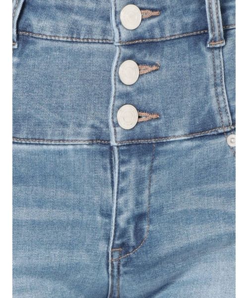 EMODA（エモダ）の「【ELDER】FIXハイウエストデニム（デニムパンツ・レディース・ブラック/インディゴブルー/ブルー・SMALL/MEDIUM/X-SMALL）」の18枚目の写真