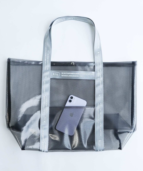 KiU（キウ）の「クリアメッシュトートバッグ（トートバッグ）」 - WEAR