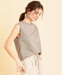 BEAUTY&YOUTH UNITED ARROWS | BY∴ クリアコットンノースリーブカットソー(Tシャツ/カットソー)