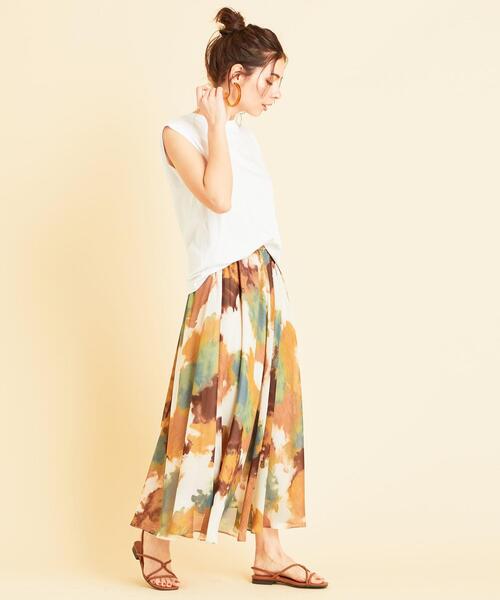 BEAUTY&YOUTH UNITED ARROWS(ビューティーアンドユースユナイテッドアローズ)の「BY∴ クリアコットンノースリーブカットソー ◆(Tシャツ/カットソー・レディース・ブラック/モカ/ナチュラル/ホワイト/ライム/ブラウン・FREE)」の7枚目の写真