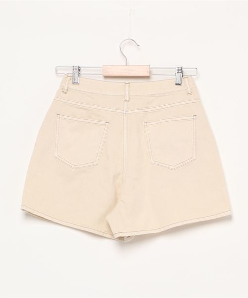 WEGO(ウィゴー)の「WEGO/カラーハイウエストショートパンツ(チノパンツ・レディース・ブラック/ライトブラウン/ナチュラル・MEDIUM/LARGE/SMALL)」の18枚目の写真