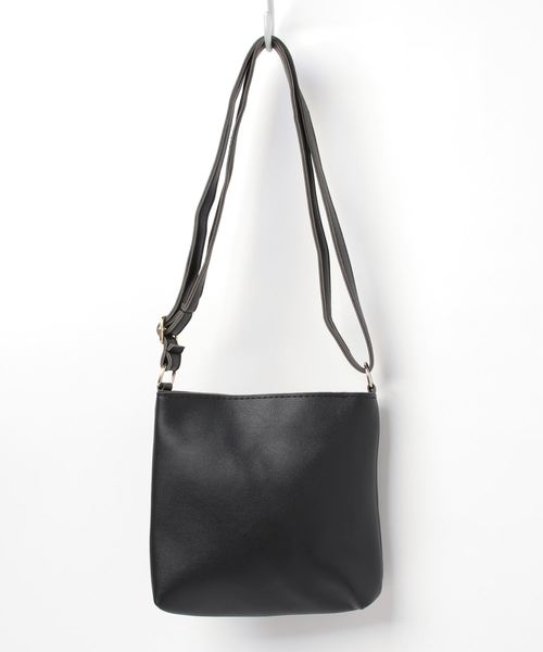 c.u.l（シーユーエル）の「【c.u.l】PUレザー ワンショルダーバッグ 縦型バッグ ショルダーバッグ cula50（ショルダーバッグ・レディース・ブラック/ベージュ/ブラウン/アイボリー・FREE）」の5枚目の写真