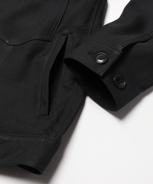 MR.OLIVE（ミスターオリーブ）の「【セットアップ対応】RETORO POLYESTER TWILL / オーバーサイズ  タイプー2 Gジャケット（デニムジャケット・メンズ・ブラック/チャコールグレー/ブラウン/グリーン・SMALL/MEDIUM/LARGE）」の9枚目の写真