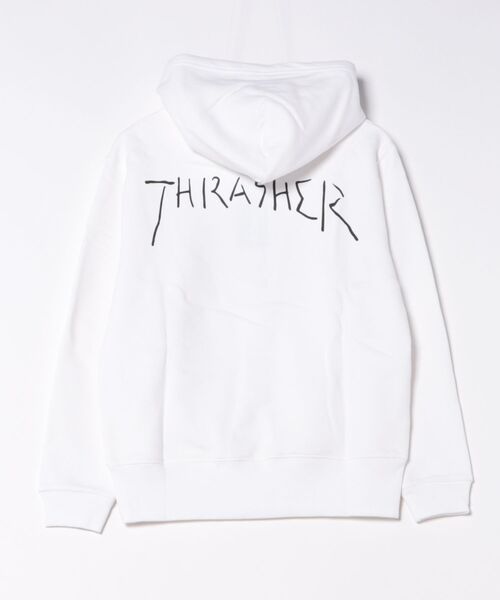 THRASHER(スラッシャー)の「THRASHER/スラッシャー GONZ HOOD SWEAT(スウェット・メンズ・ホワイト/ブラック/ネイビー/グレー・XL/M/L/S)」の5枚目の写真