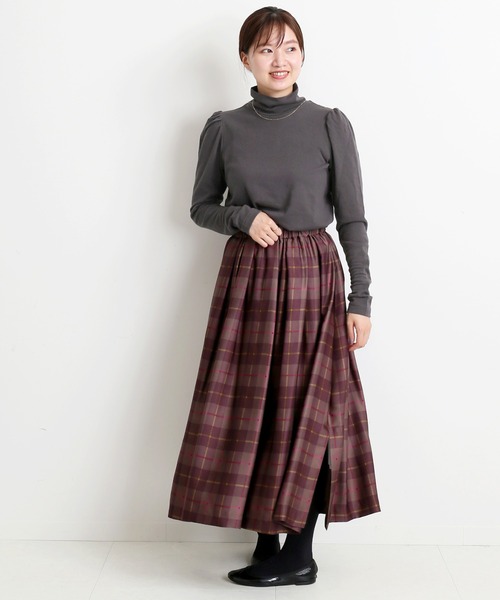 IENA(イエナ)の「コットンウールジャージータートルネック◆(Tシャツ/カットソー・レディース・アイボリー/チャコールグレー/ベージュ・FREE)」の19枚目の写真