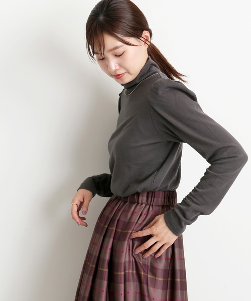 セール】コットンウールジャージータートルネック◇（Tシャツ