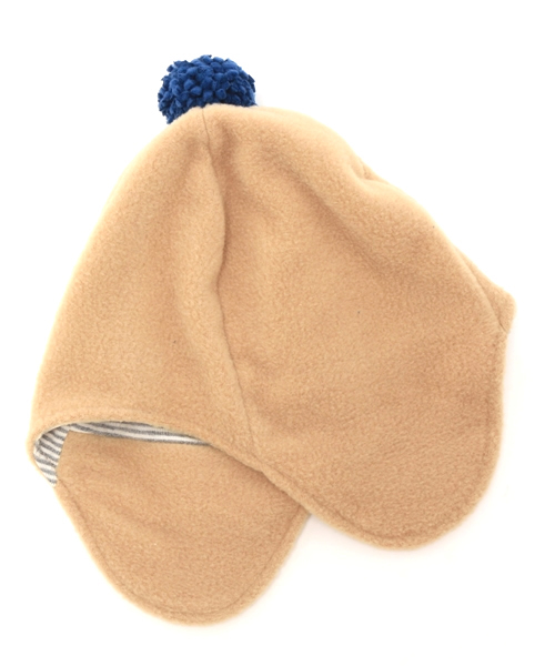 SHIPS（シップス）の「SHIPS KIDS:フリース キャップ（ニットキャップ/ビーニー・キッズ・ベージュ/レッド・ONE SIZE）」の3枚目の写真