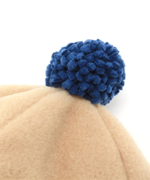 SHIPS（シップス）の「SHIPS KIDS:フリース キャップ（ニットキャップ/ビーニー・キッズ・ベージュ/レッド・ONE SIZE）」の4枚目の写真