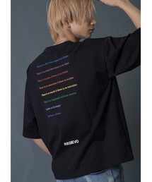 REGIEVO レインボーロゴビッグTシャツ