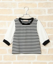 ikka | 【キッズ】異素材スリーブ7分袖Tシャツ(120~160cm)(Tシャツ/カットソー)