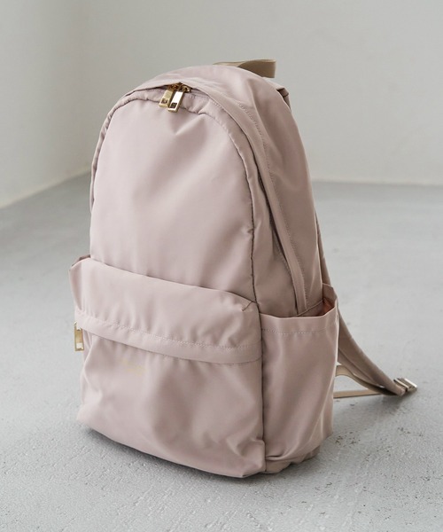 ROPE' PICNIC(ロペピクニック)の「【撥水加工】ナイロンツイルリュック(バックパック/リュック・レディース・ブラック/パープル系その他/ベージュ系その他2/ブラウン/キナリ・FREE)」の9枚目の写真