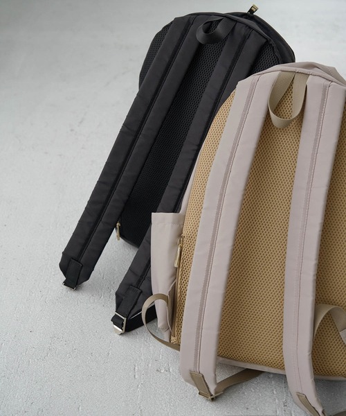 ROPE' PICNIC(ロペピクニック)の「【撥水加工】ナイロンツイルリュック(バックパック/リュック・レディース・ブラック/パープル系その他/ベージュ系その他2/ブラウン/キナリ・FREE)」の12枚目の写真
