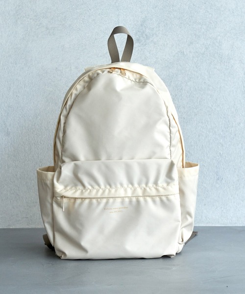 ROPE' PICNIC(ロペピクニック)の「【撥水加工】ナイロンツイルリュック(バックパック/リュック・レディース・ブラック/パープル系その他/ベージュ系その他2/ブラウン/キナリ・FREE)」の13枚目の写真