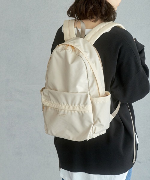 ROPE' PICNIC(ロペピクニック)の「【撥水加工】ナイロンツイルリュック(バックパック/リュック・レディース・ブラック/パープル系その他/ベージュ系その他2/ブラウン/キナリ・FREE)」の20枚目の写真