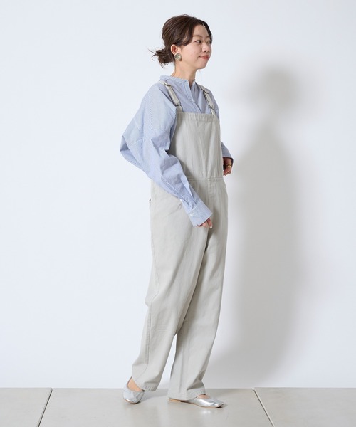 DouDou（ドゥドゥ）の「ストライプビッグチュニックシャツ（シャツ/ブラウス・レディース・ブルー・FREE）」の17枚目の写真