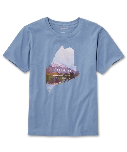 L.L.Bean(エルエルビーン)の「グラフィック・コットン・ティ、半袖 グラフィック 2 ジャパン・フィット(Tシャツ/カットソー・レディース・ホワイト系/ネイビー系/ダークネイビー/モーブ系/ブルー系/ホワイト/モーブ系1/グレイッシュブルー/ライトグレー/ライトグレー系/ネイビー系2/ネイビー系1/ピンク系/ラベンダー/ホワイト系1/ホワイト系2・SMALL/MEDIUM/LARGE/X-LARGE/X-SMALL)」の12枚目の写真
