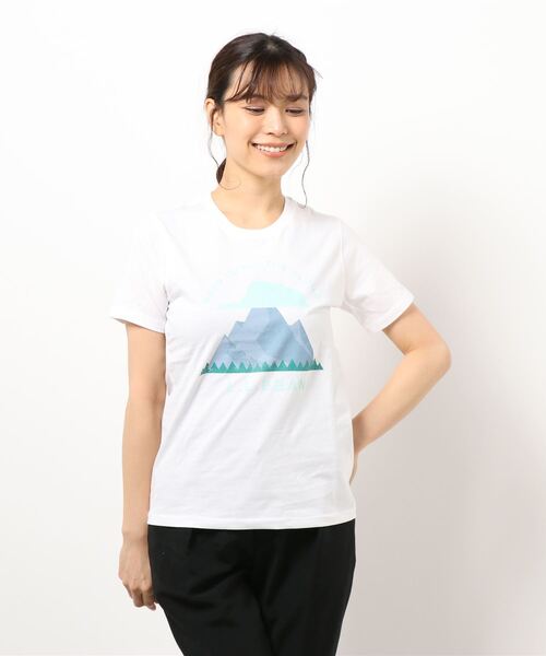 L.L.Bean(エルエルビーン)の「グラフィック・コットン・ティ、半袖 グラフィック 2 ジャパン・フィット(Tシャツ/カットソー・レディース・ホワイト系/ネイビー系/ダークネイビー/モーブ系/ブルー系/ホワイト/モーブ系1/グレイッシュブルー/ライトグレー/ライトグレー系/ネイビー系2/ネイビー系1/ピンク系/ラベンダー/ホワイト系1/ホワイト系2・SMALL/MEDIUM/LARGE/X-LARGE/X-SMALL)」の19枚目の写真