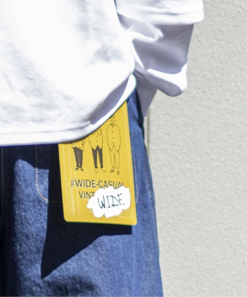 B.C STOCK（ベーセーストック）の「[WC]DAD ワイドデニムパンツ（デニムパンツ・メンズ・ネイビー/ブルー系その他・LARGE/MEDIUM/SMALL）」の21枚目の写真